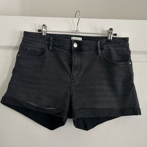 Black Jean Short